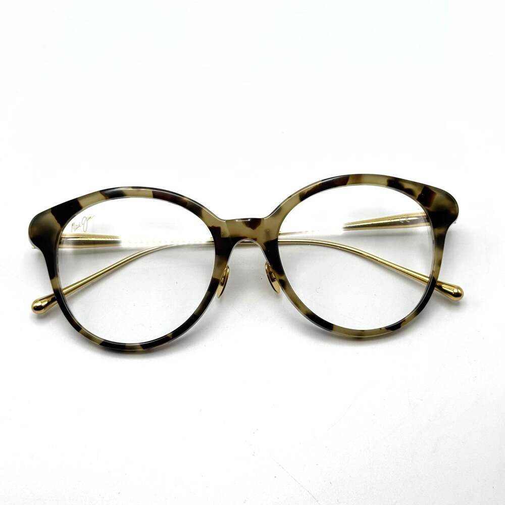 Maui Jim Eyeglasses Frames MJO2222-01 Tortoise Gold Round 52-20-145 New